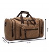 SB-Extendable Duffle Travel Bag - Khakhi Brown